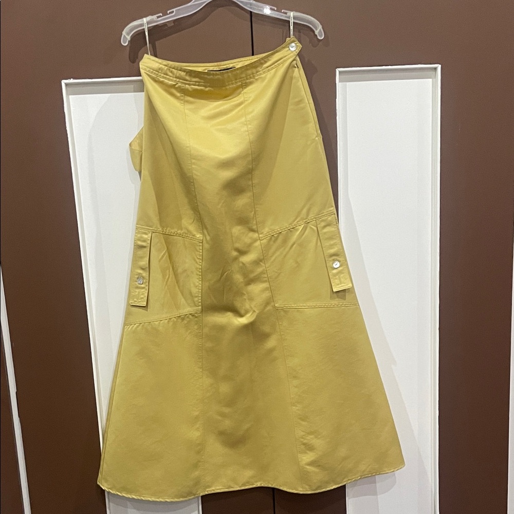 Luisa Cerano Yellow Elegant Skirt
